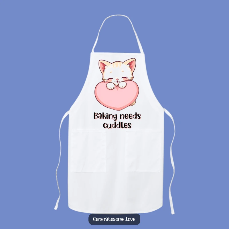 Funny Kitten Apron: Cozy Kitchen Fun, Cute Cat Gift