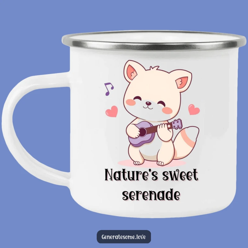 Funny Animal Musician Camping Mug: Serenade Your Adventures with Hearty Brews