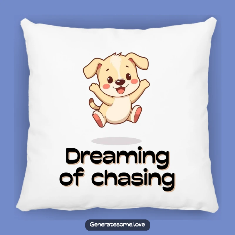 Funny Puppy Bounce Pillow: Cozy Comfort and Playful Character Energy Accent