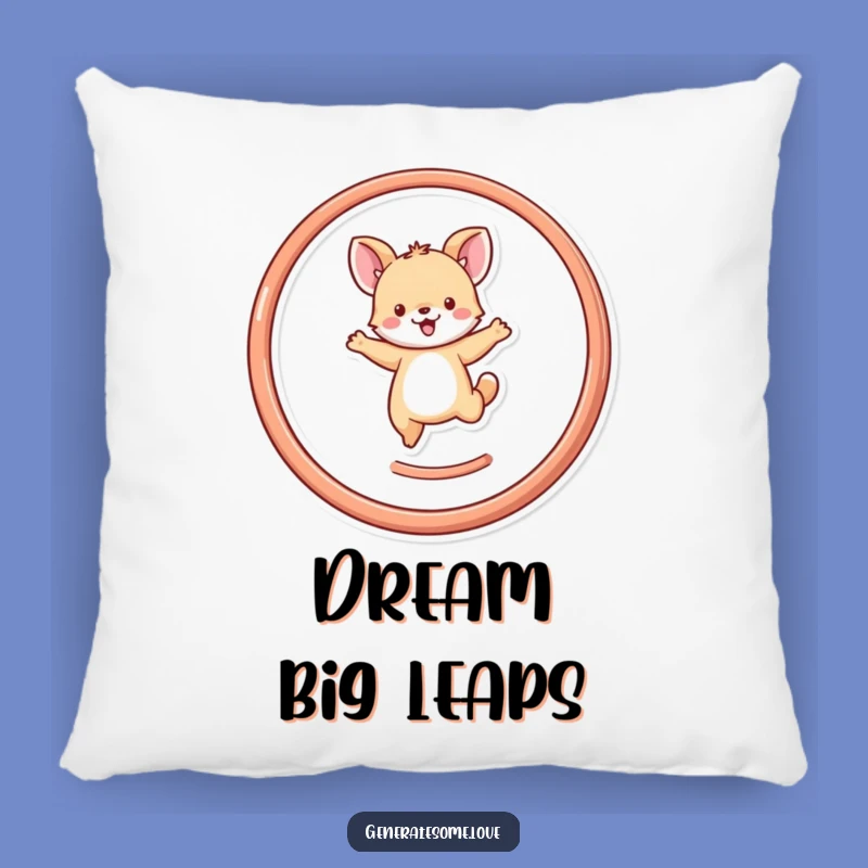 Funny Tiny Animal Hoop Pillow: Cozy Comfort with a Heartwarming Leap