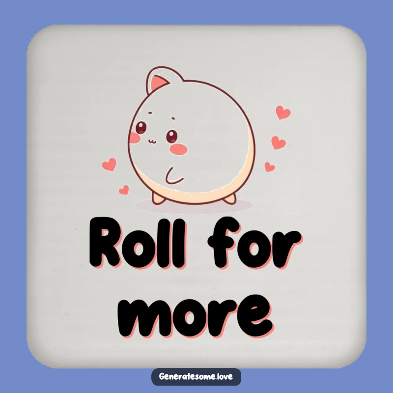 Funny Rolling Animal Heart Trail Coaster: Protect Surfaces with Charm