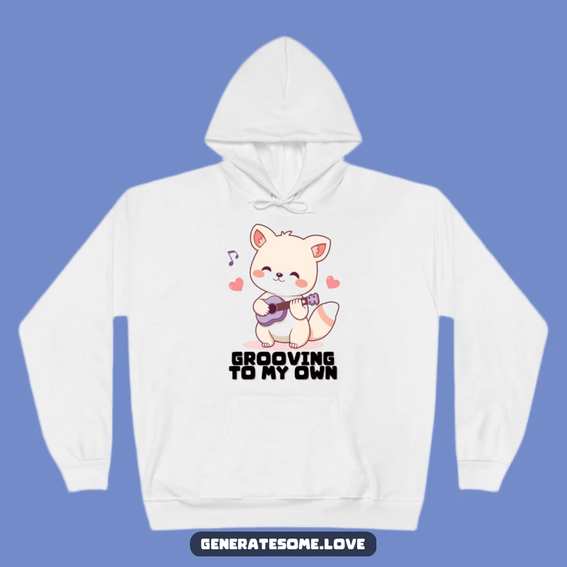 Cozy Funny Animal Musician Hoodie: Warm Vibes & Heartfelt Tunes Gift