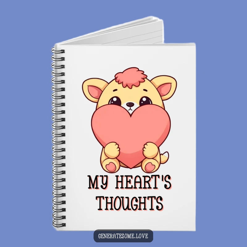 Funny Cheerful Animal Notebook: Capture Loving Thoughts
