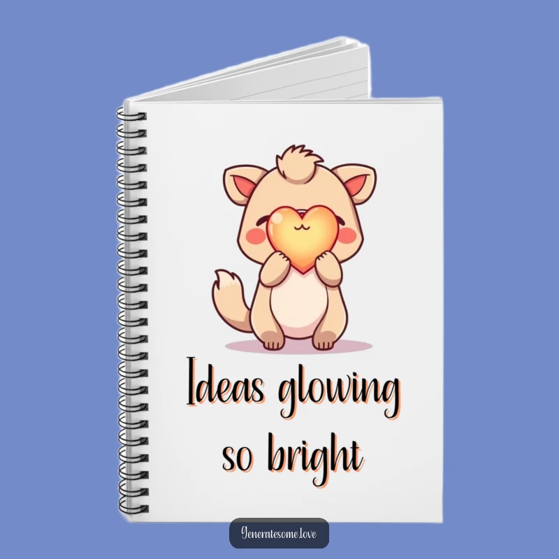 Funny Hopeful Animal Notebook: Jot Down Ideas with Heartfelt Radiance