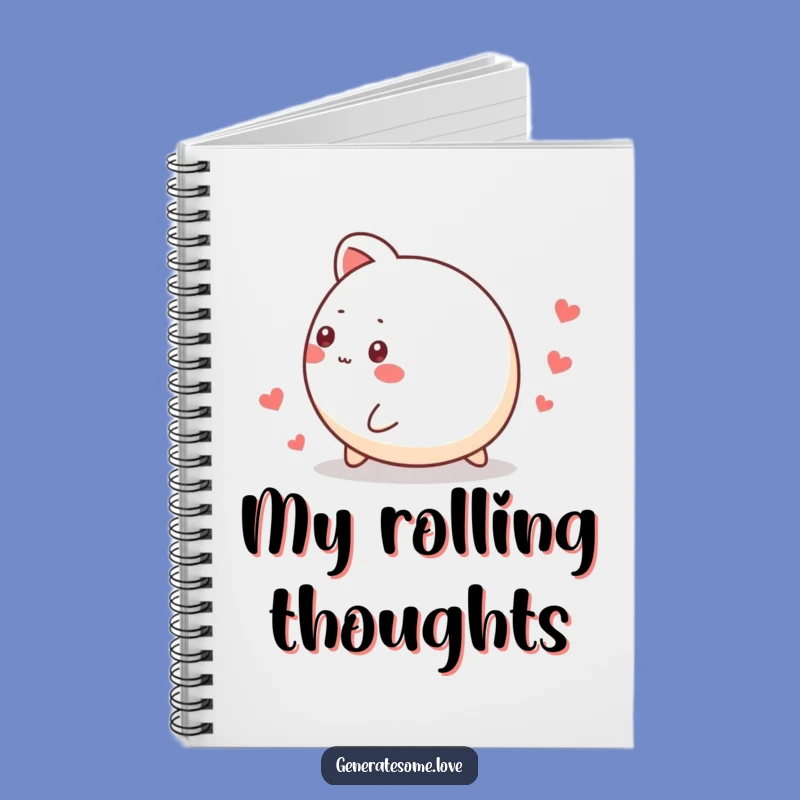 Funny Rolling Animal Heart Trail Notebook: Jot Down Fun Ideas