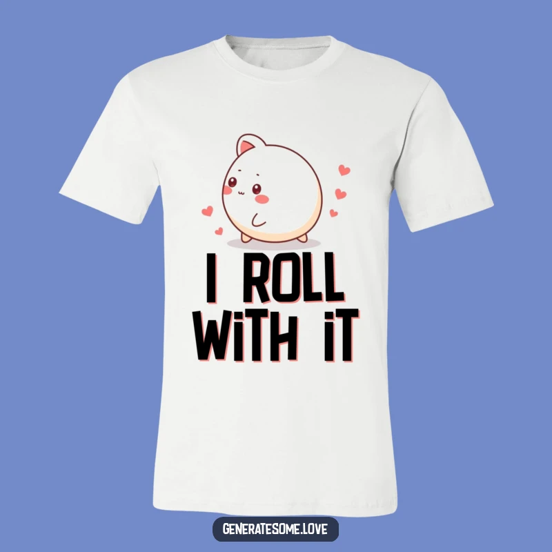 Funny Rolling Animal Heart Trail T-Shirt: Adorable & Hilarious Tee for All Ages